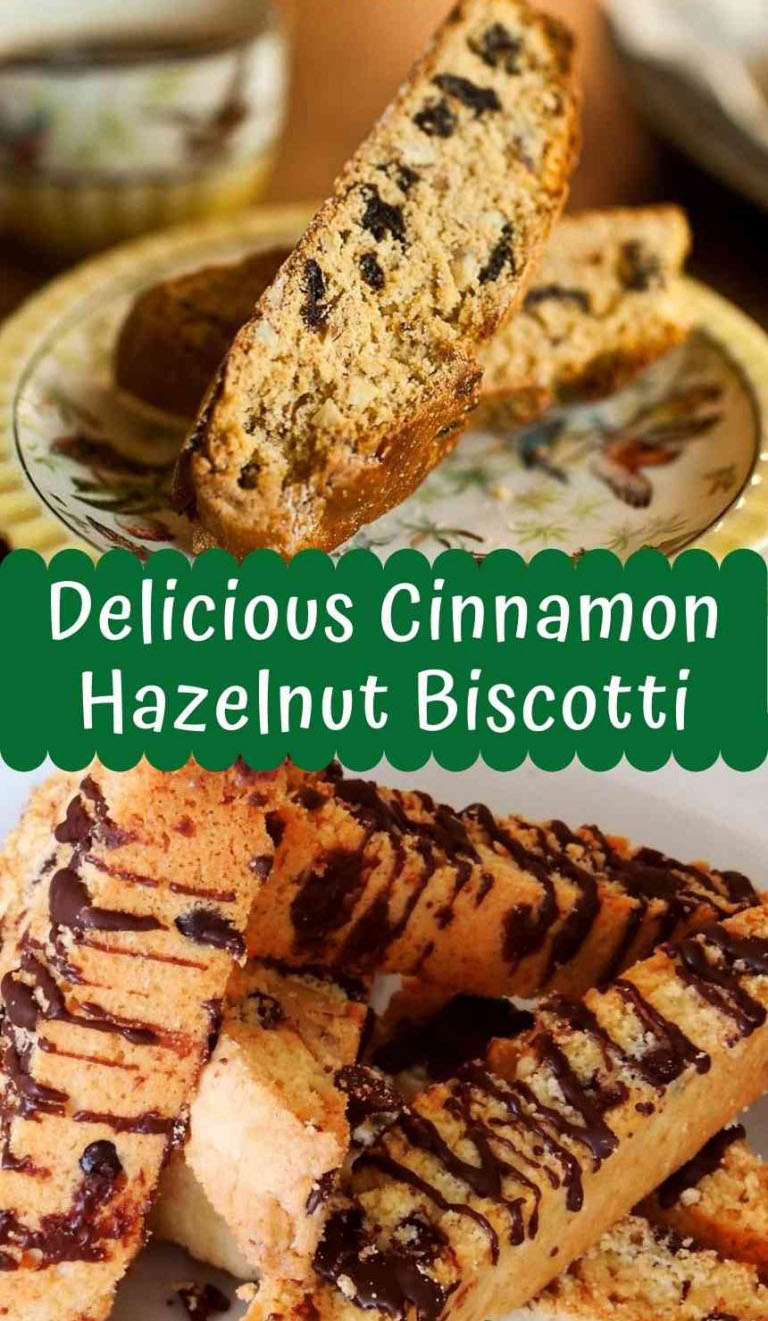 Delicious Cinnamon Hazelnut Biscotti