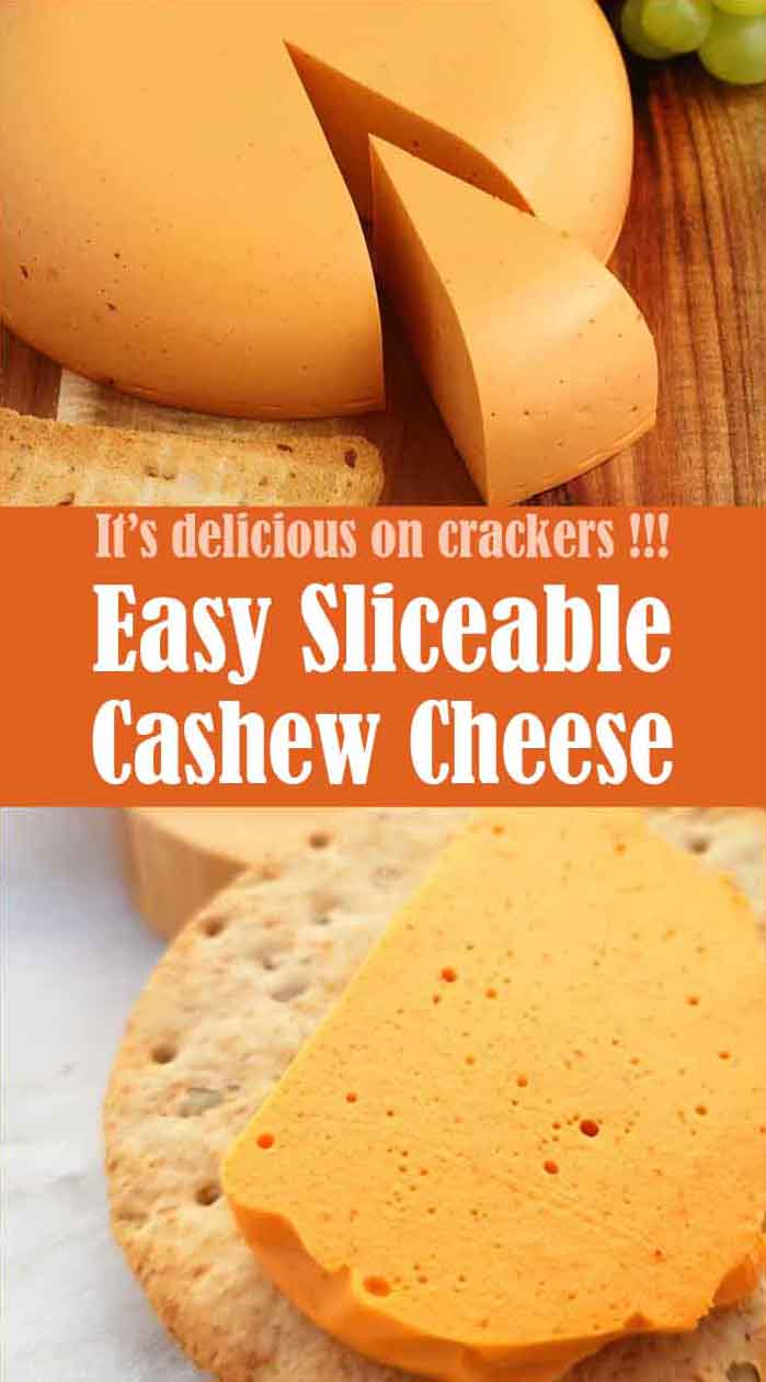 Easy Vegan Sliceable Cashew Cheese