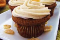 Fluffy and Delicious Pumpkin Ginger Cupcakes