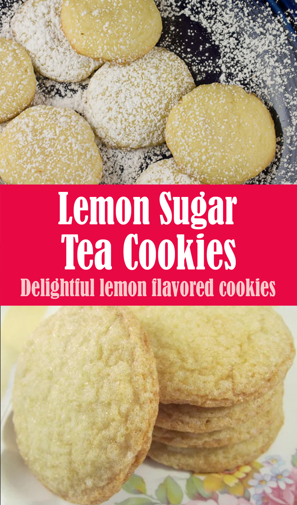 Delicious Lemon Sugar Tea Cookies