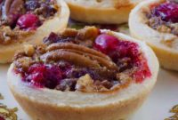 Delicious Pecan Cranberry Butter Tarts