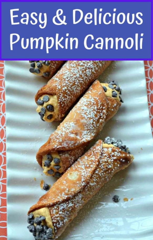 Easy and Delicious Pumpkin Cannoli