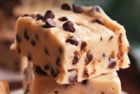 Delicious Cookie Dough Fudge - Maria's Kitchen